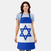 Israel-Flagge Schürze (Getragen)