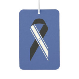 Israel-Flagge Schwarzes Band-Gedenkblau Autolufterfrischer