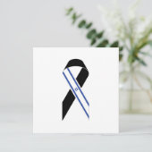 Israel Flagge schwarzes Band Hanukkah Grußkarte (Stehend Vorderseite)