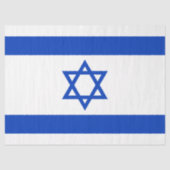 Israel-Flagge Seidenpapier (Vorderseite)