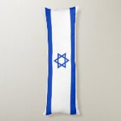 Israel-Flagge Seitenschläferkissen (Rückseite (Vertikal))
