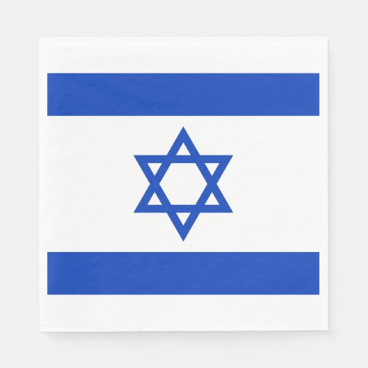 Israel-Flagge Serviette (Vorderseite)