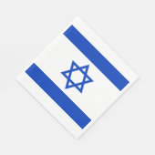 Israel-Flagge Serviette (Ecke)