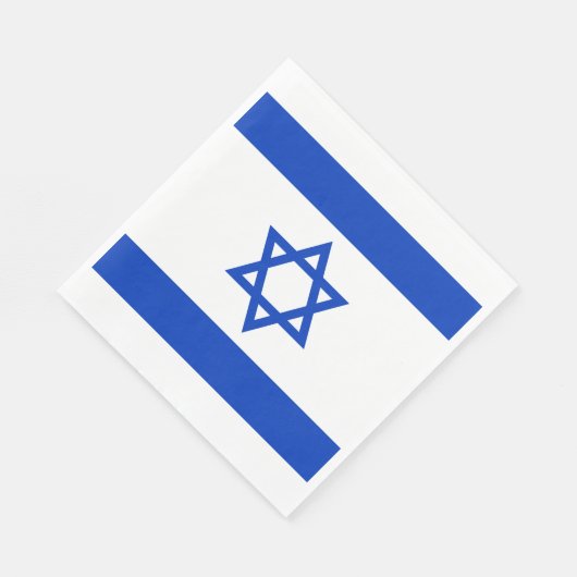 Israel-Flagge Serviette (Ecke)