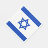 Israel-Flagge Serviette (Ecke)