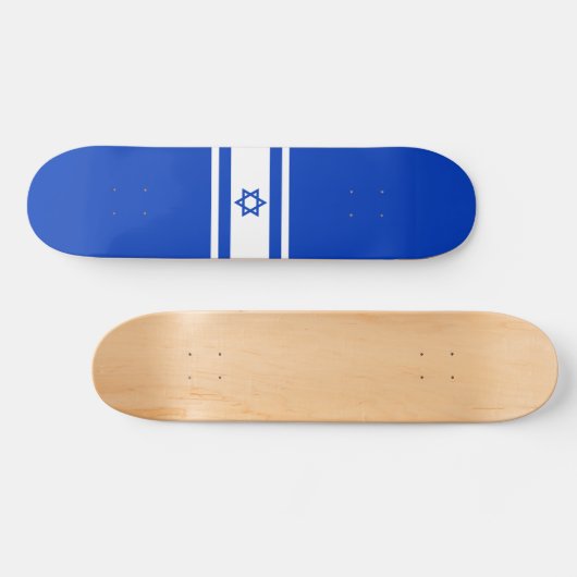 Israel-Flagge Skateboard (Horizontal)