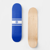 Israel-Flagge Skateboard (Vorderseite)