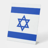 Israel-Flagge Sockelschild (Vorderseite)