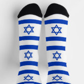Israel-Flagge Socken (Oben)