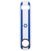 Israel-Flagge Speed Flaschenöffner (Rückseite)