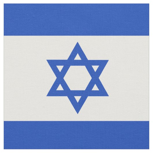 Israel-Flagge Stoff (Nahaufnahme)