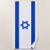 Israel-Flagge Strandtuch (Vorderseite)