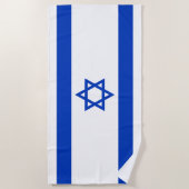 Israel-Flagge Strandtuch (Vorderseite)