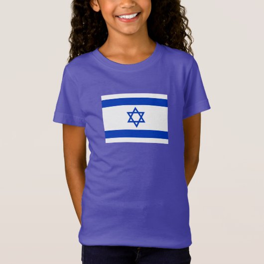 Israel-Flagge T-Shirt (Vorderseite)