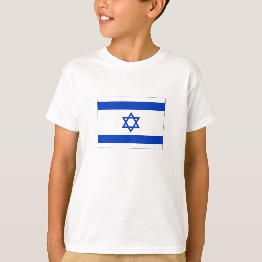Israel-Flagge T-Shirt (Vorderseite)