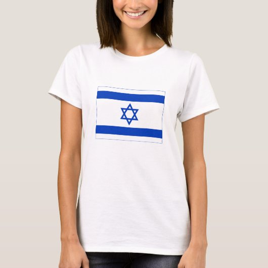Israel-Flagge T-Shirt (Vorderseite)