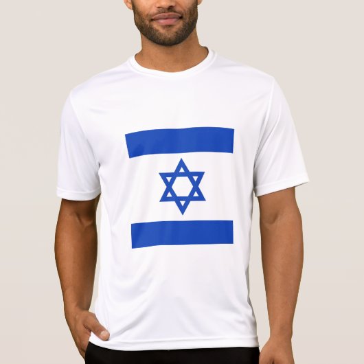 Israel-Flagge T-Shirt (Vorderseite)