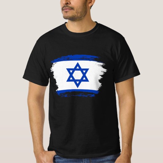 Israel-Flagge T-Shirt (Vorderseite)