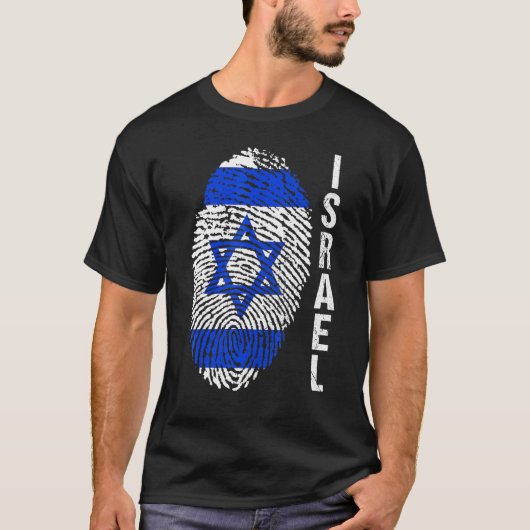 Israel-Flagge T-Shirt (Vorderseite)