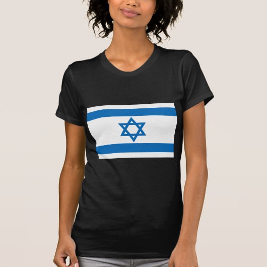Israel-Flagge T-Shirt (Vorderseite)