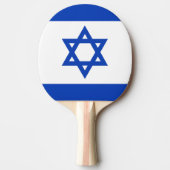 Israel-Flagge Tischtennis Schläger (Vorderseite)
