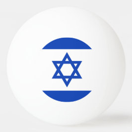 Israel-Flagge Tischtennisball