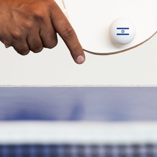 Israel Flagge Tischtennisbälle für Tischtennis Tischtennisball (Schaufel)