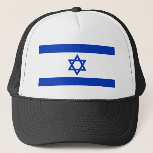 Israel-Flagge Truckerkappe (Vorderseite)