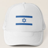 Israel-Flagge Truckerkappe (Vorderseite)