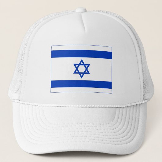 Israel-Flagge Truckerkappe (Vorderseite)