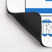Israel-Flagge und Name Mousepad (Ecke)