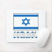 Israel-Flagge und Name Mousepad (Mit Mouse)