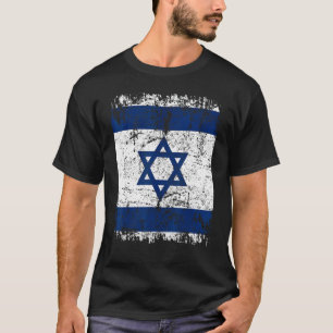 ISRAEL Flagge Vintag Männer Frauen Kinder ISRAEL T-Shirt
