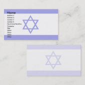 Israel-Flagge Visitenkarte (Vorne/Hinten)