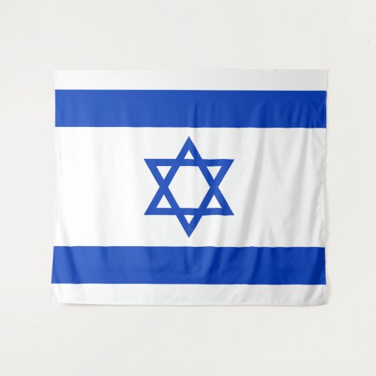 Israel-Flagge Wandteppich (Vorderseite (Horizontal))