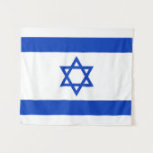 Israel-Flagge Wandteppich (Vorderseite (Horizontal))