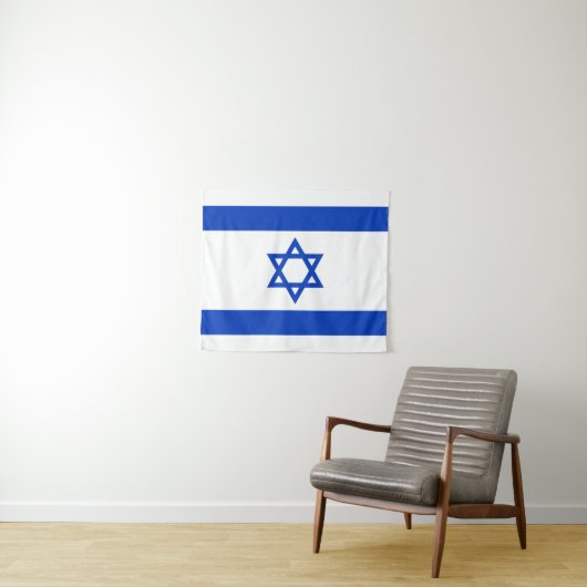 Israel-Flagge Wandteppich (Beispiel (Horizontal))