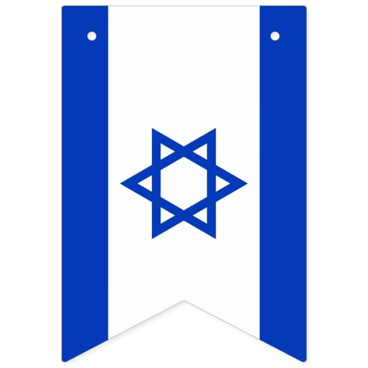 Israel-Flagge Wimpelkette (Zweite Fahne)