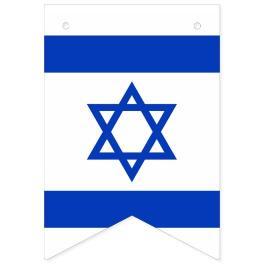 Israel-Flagge Wimpelkette (Erste Fahne)