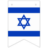 Israel-Flagge Wimpelkette (Erste Fahne)