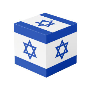Israel-Flagge Würfel