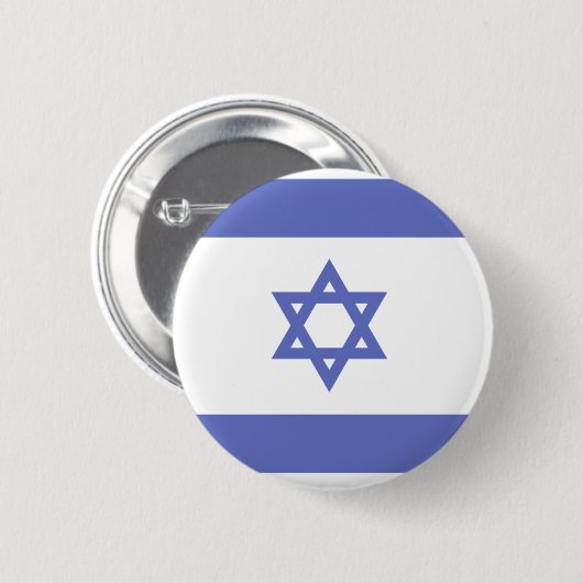 Israel-Flaggen-Knopf Button (Vorne & Hinten)