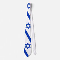 Israel-Flaggen-Krawatte