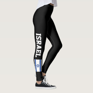 Israel-Flaggen-Leggings für Fitness trägt Workout Leggings