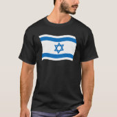 Israel-Flaggen-Shirt T-Shirt (Vorderseite)