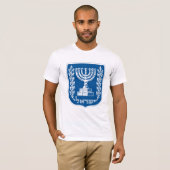 Israel-Flaggen-T - Shirt (Vorne ganz)