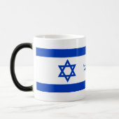 Israel-Flaggen-Tasse Verwandlungstasse (Links)