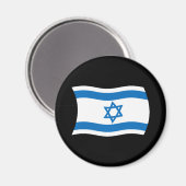 Israel-Flaggenmagnet Magnet (Vorderseite/Rückseite)