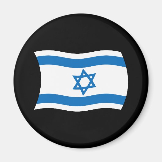 Israel-Flaggenmagnet Magnet (Vorne)