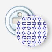Israel-Flaggenmuster Flaschenöffner (Vorderseite)